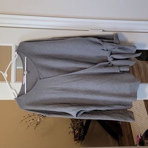 NWOT Green wrap sweater